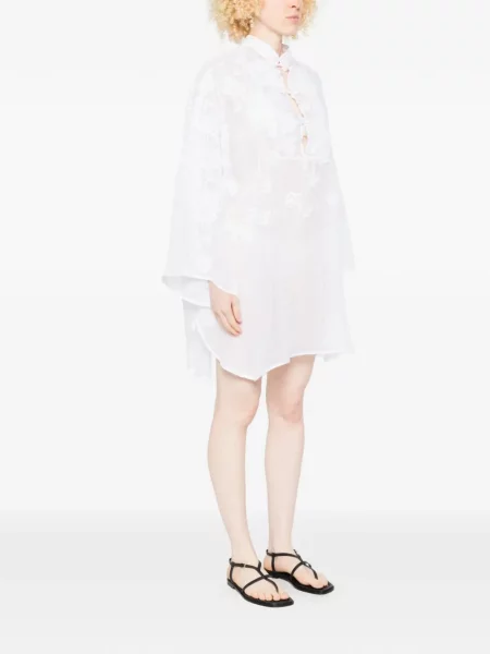 Rochie mini Ermanno Scervino din dantelă alb