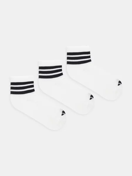 Șosete Adidas cu dungi alb