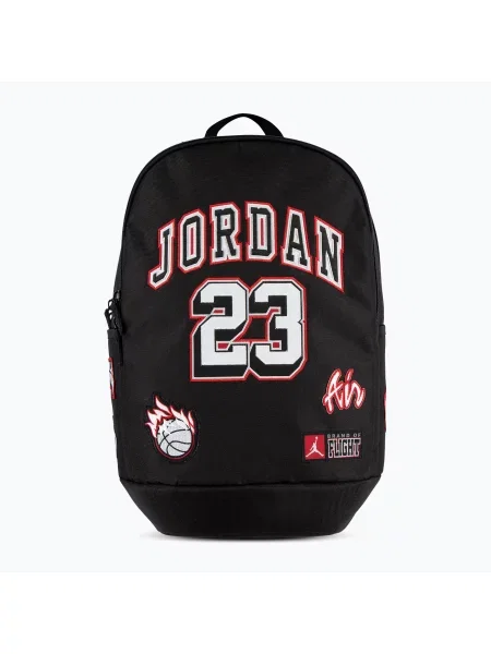 Рюкзак міський Nike Jordan Jan Jumpman 27 l black/gym red чорний