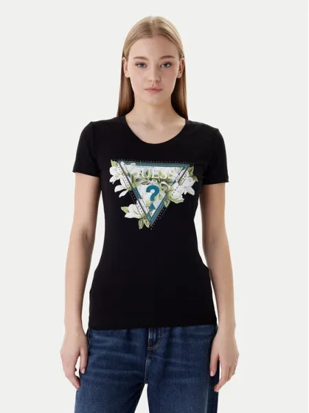 Тениска Guess черно