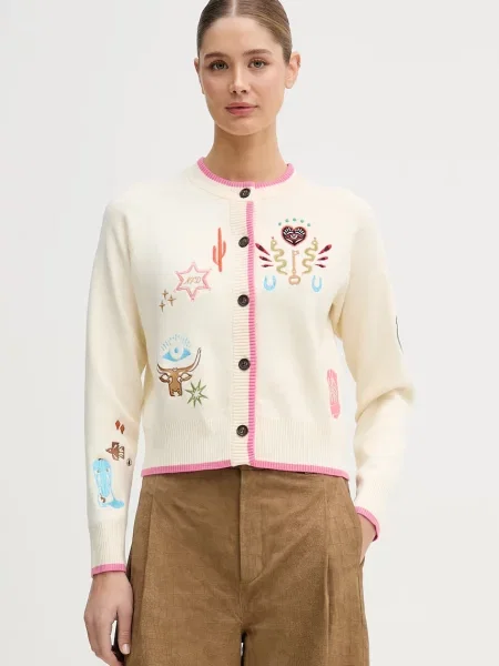 Never Fully Dressed kardigan z beżowy