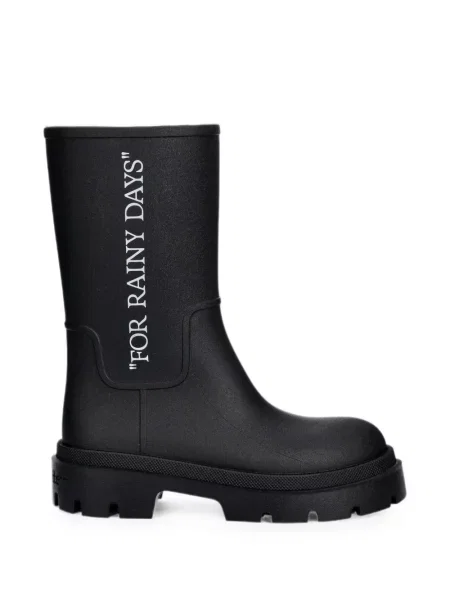 Botine Off-white cu imagine chunky alb