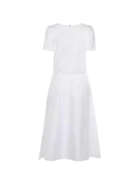 Rochie midi Herno cu legături alb