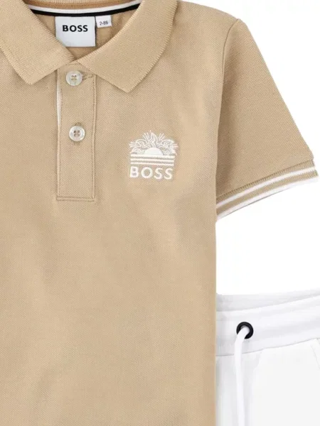 Koszulka polo dziecięca Bosswear biała