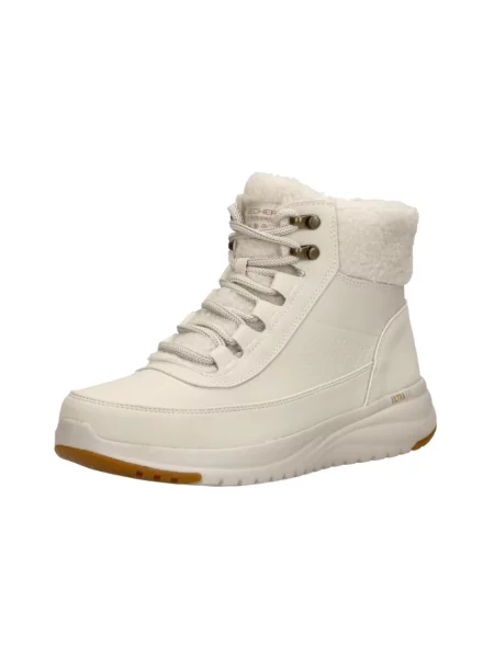 Botki Skechers zamszowe beżowe