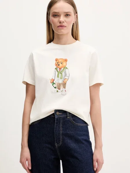 Baron Filou T-shirt Filou CLXVIII beżowa