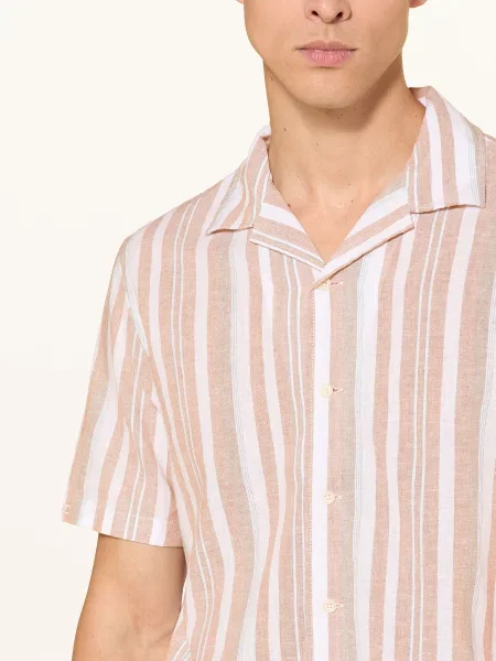 Olymp Koszula Resortowa Casual Regular Fit braun