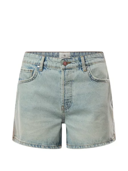 Pantaloni scurți din denim Anine Bing albastru