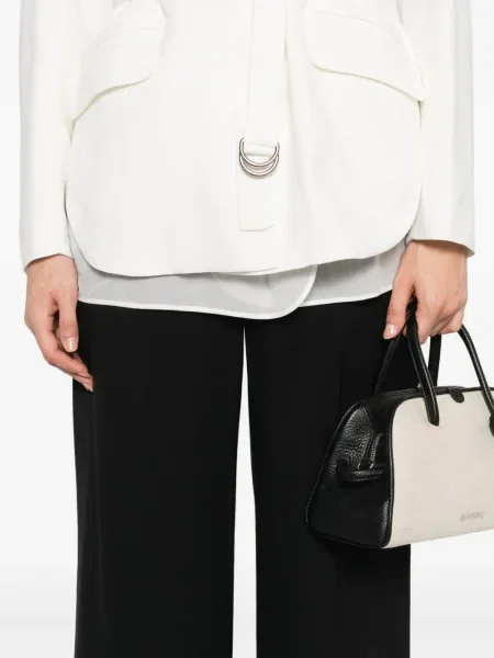 Pantaloni Peserico plisate negru