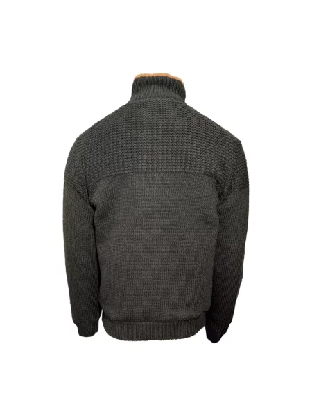 Dzianinowy sweter Ferrante zielony