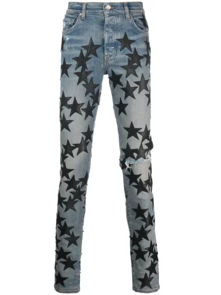 Blugi skinny Amiri albastru