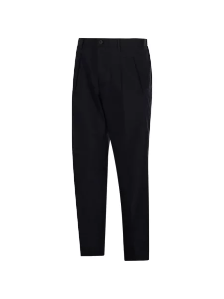 Pantaloni Entre Amis plisate negru