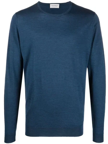 Pulover John Smedley tricotate albastru