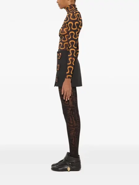 Top Pucci cu imagine din tul violet