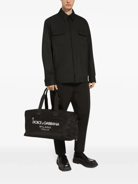 Raštuotas lagaminas Dolce & Gabbana juoda