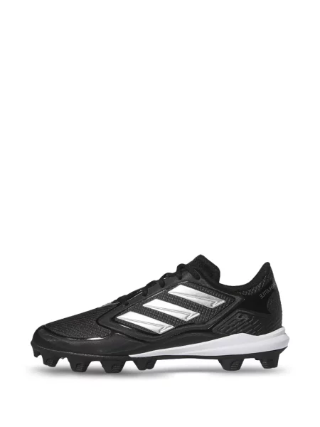 Tricou Adidas alergare din material terry cu imprimeu geometric alb