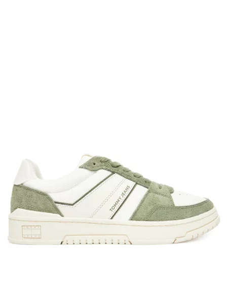 Sneakersy Tommy Hilfiger skórzane białe