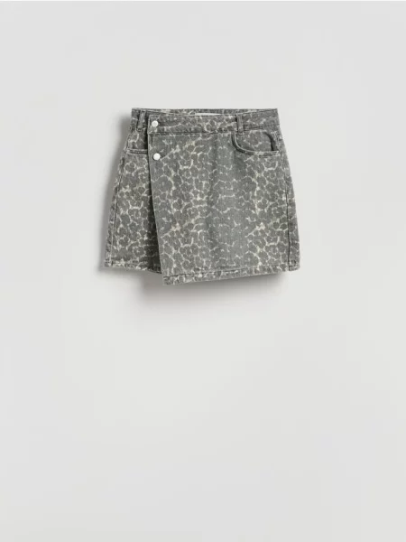 Reserved Spódnico-szorty w zwierzęcy wzór wielobarwny