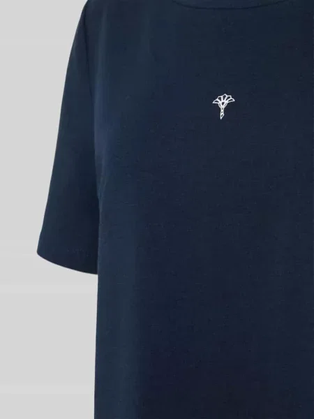 Góra od piżamy z wyhaftowanym logo Joop! Collection granatowa