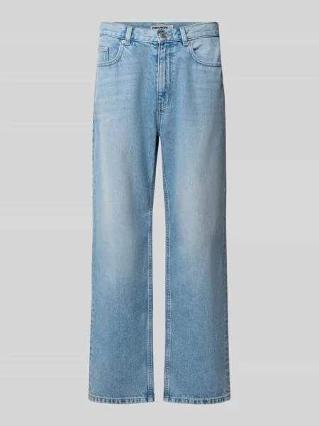 Jeansy z 5 o kroju baggy w klasycznym designie Review