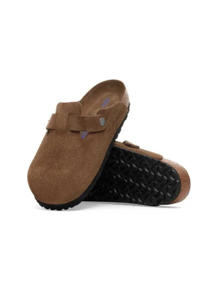 BIRKENSTOCK Saboți Boston caramel maro