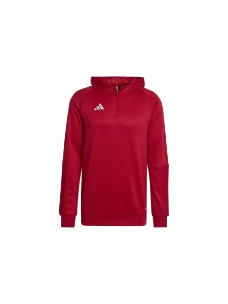 Mikina s kapucňou Adidas červená