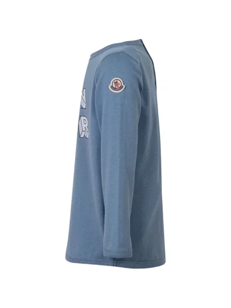 Koszulka dziecięca Moncler Enfant niebieska