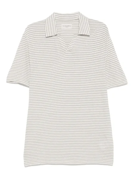 Polo Officine Générale cu mâneci scurte gri