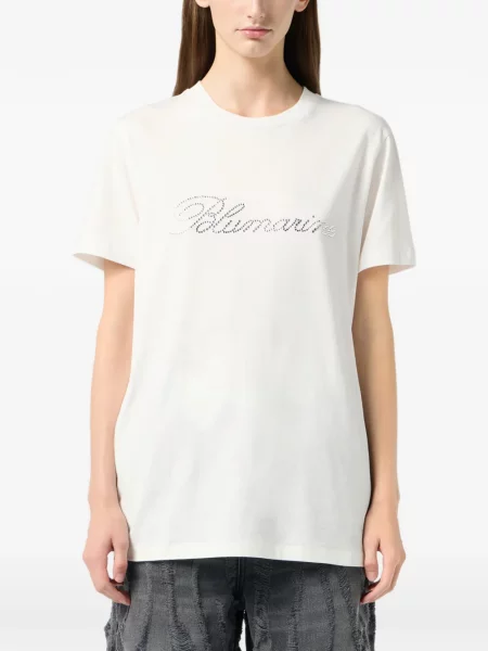 Μπλούζα Blumarine από ζέρσεϋ λευκό