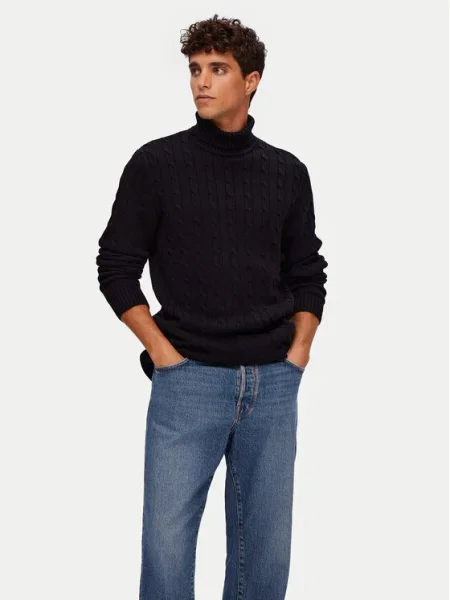 Pulover Selected Homme negru