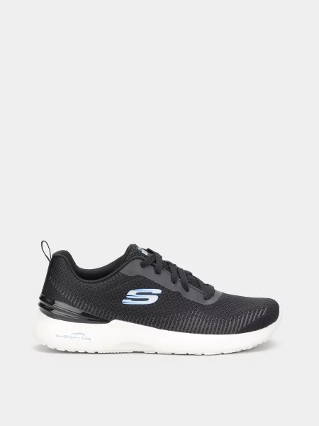 Кожаные кроссовки Skechers серые