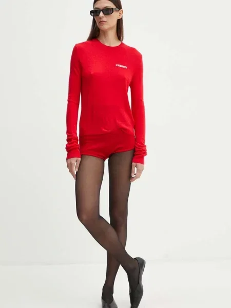 Светр з домішкою вовни Lance TT Soft Wool Blen легкий червоний