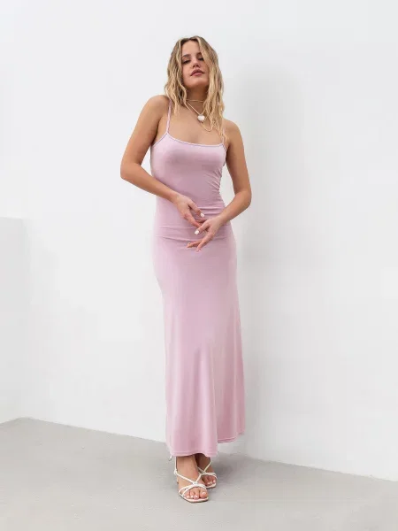 Romashka Сербія Сукня максі Віскоза/нейлон рожевий