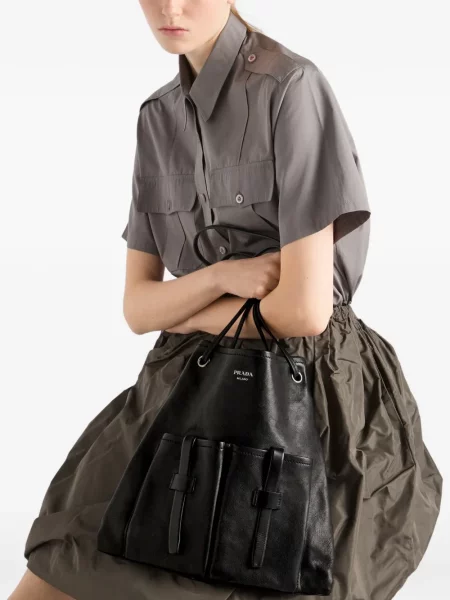 Geantă Prada din piele negru
