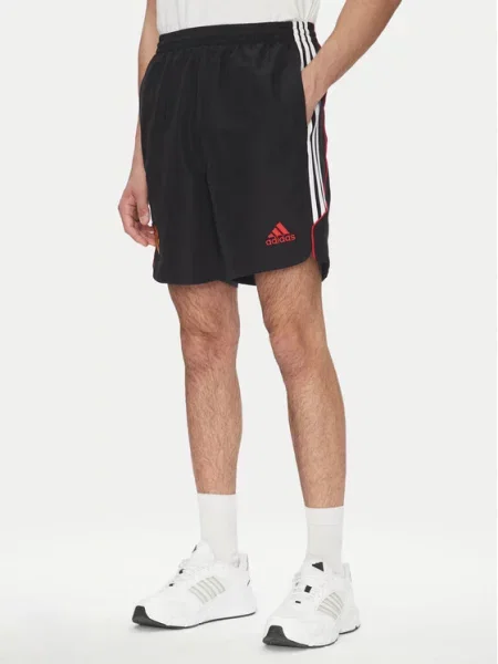 Adidas Sportovní kraťasy Manchester United UBP Černá bílé
