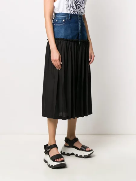 Fustă din denim Y's albastru