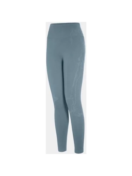 Długie legginsy Joma Indoor Gym niebieski S szary