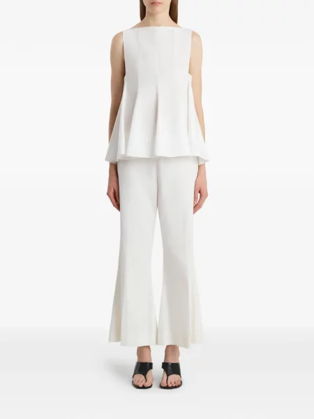 Pantaloni Khaite alb