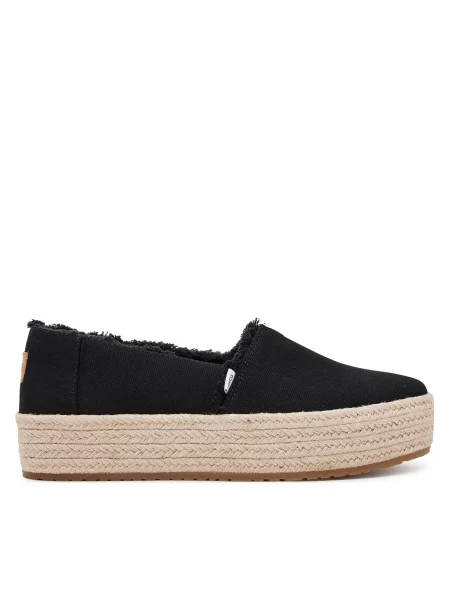 Espadrile Toms Valencia črna