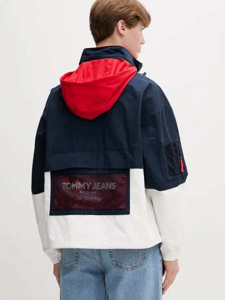 Tommy Jeans kurtka przejściowa granatowa