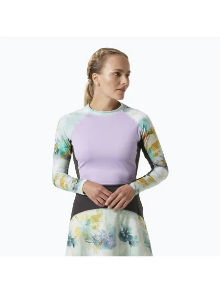 Longsleeve do pływania Helly Hansen Waterwear Rashguard jade esra