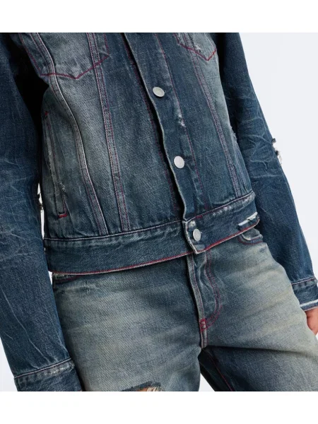 Geacă de blugi Acne Studios albastru