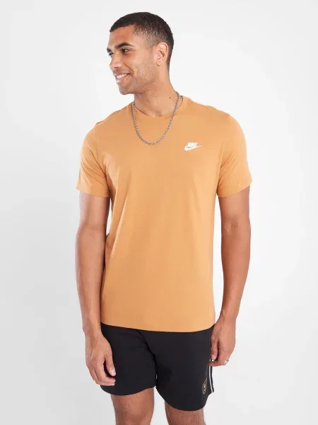 Nike T-Shirt Sportswear Club brązowa