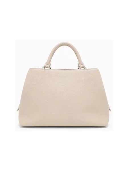 Geantă shopper Armani Exchange bej