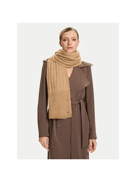 TOMMY HILFIGER Fular maro deschis bej