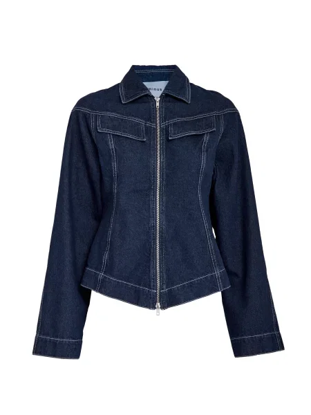 Minus Geacă de primăvară-toamnă Minea denim albastru