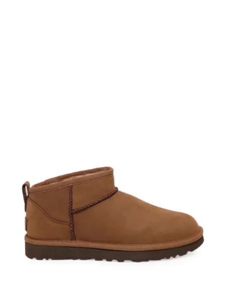 Cizme scurte Ugg din nubuc clasici maro