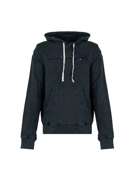 Bluza z kapturem Diesel z kapturem szara