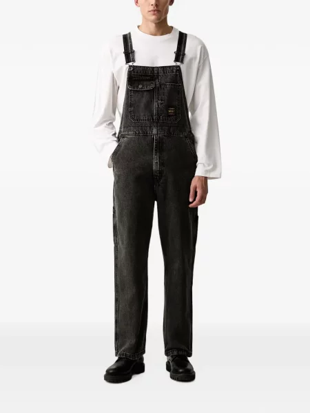 Pantaloni scurți din denim Levi's® din dantelă zdrențuiți cu talie înaltă albastru