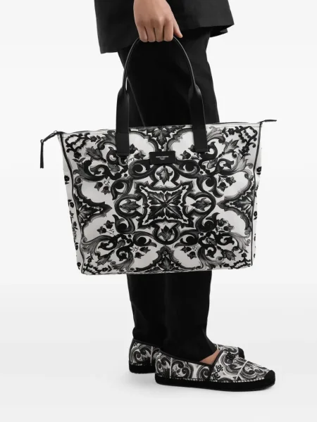 Geantă Dolce & Gabbana cu imagine negru